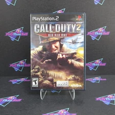 Call of Duty 2 Big Red One PS2 PlayStation 2 Complete - 1 Year Warranty EX Cond