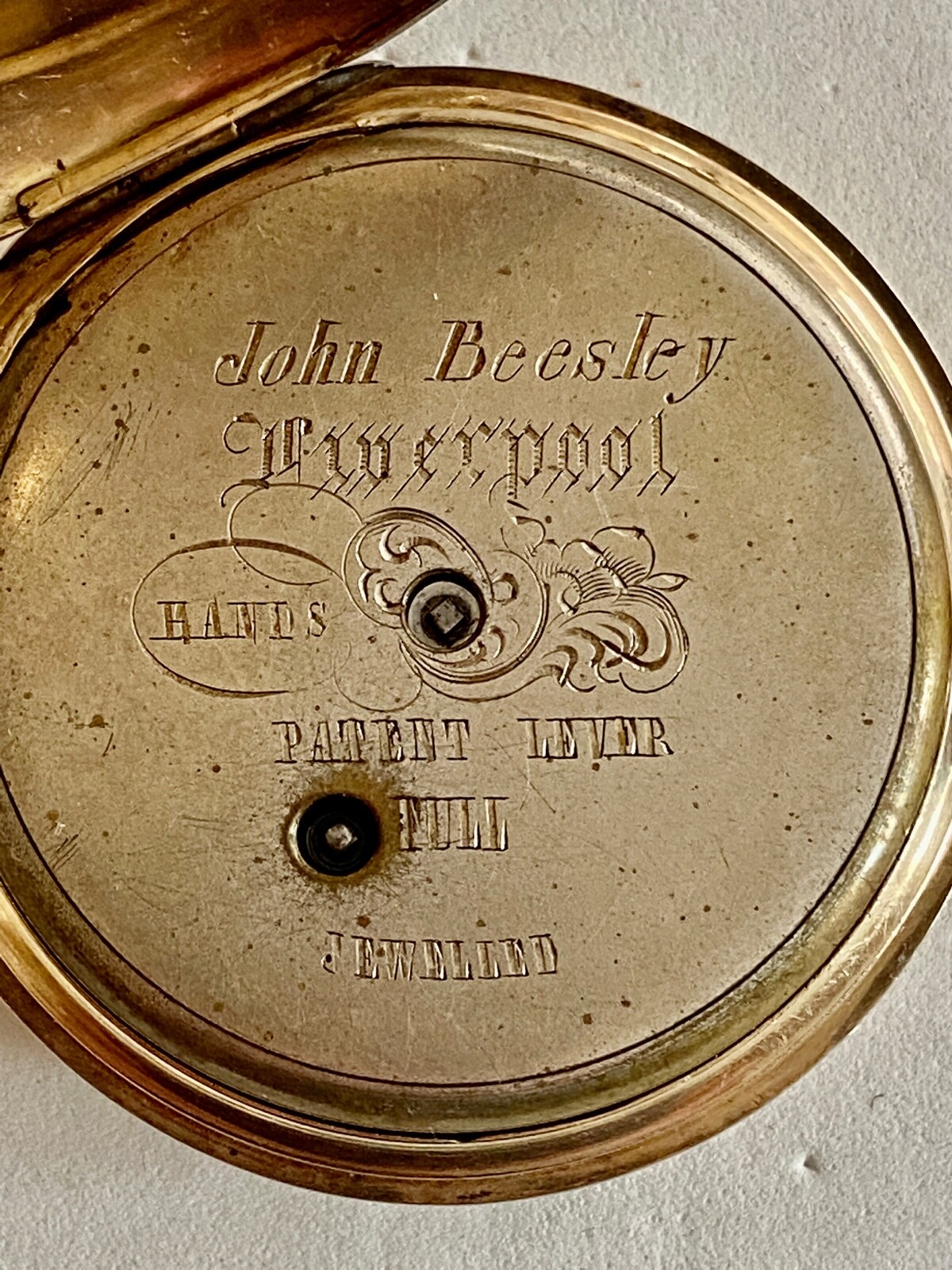 SOLID-----14K YELLOW GOLD JOHN BEESLEY LIVERPOOL … - image 9