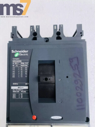 SCHNEIDER ELECTRIC COMPACT NSX400N CIRCUIT BREAKER 400 AMPS 4 POLE -NEW-2 - Picture 4 of 14