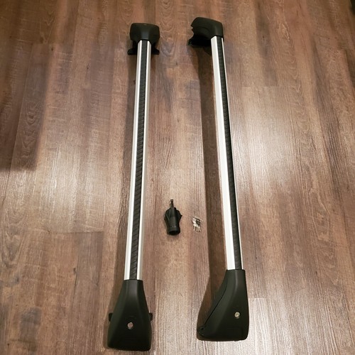 Volvo S60 OEM Cross Load Bars (Roof Rack) with Keys - Used