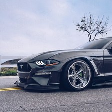 Front Fender Flares V2 Wide Body For Ford Mustang Vith S550 S1s2 18-23