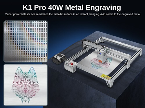 LASER TREE K40 K1 PRO 40W Laser Engraver Powerful Engraving Cutting Machine - Bild 2 von 13