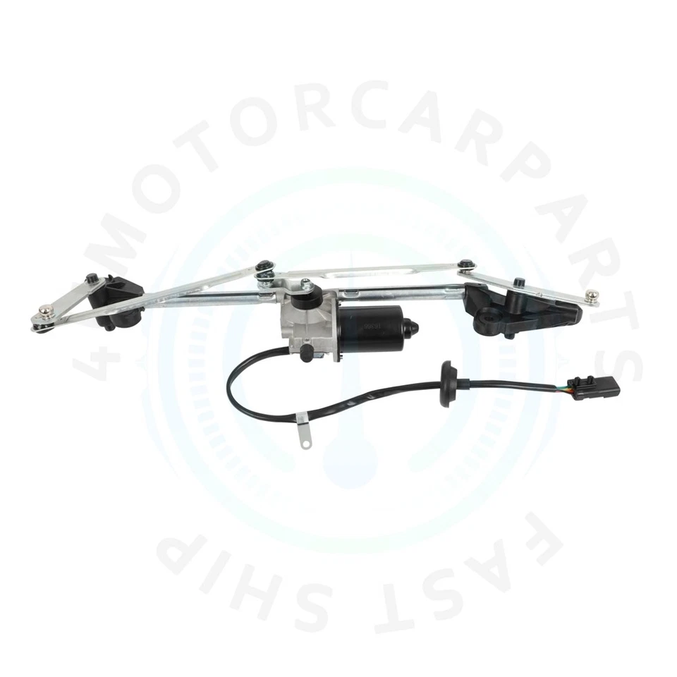 Front Wiper Motor Linkage Assy For 2001-03 Chrysler Voyager Dodge Caravan Steel - Image 2 of 4