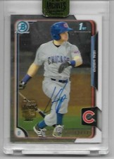 Ian Happ 2015 Bowman Chrome RC On Card Auto /33 Buyback Topps Archives Autograph