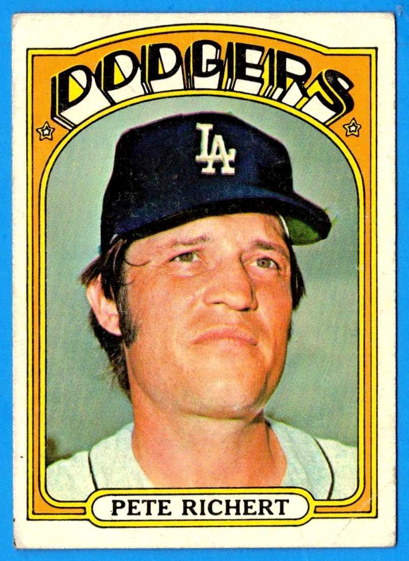 1972 Topps # 649 PETE RICHERT (vg-) Los Angeles Dodgers | eBay
