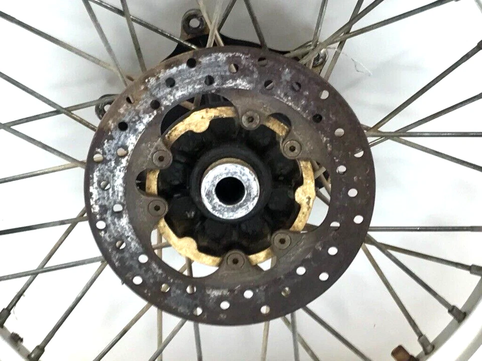 87 KTM 350 250 350GS OEM Rear Wheel Rim Hub Spokes Rotor Tire 18" - Image 2 of 4