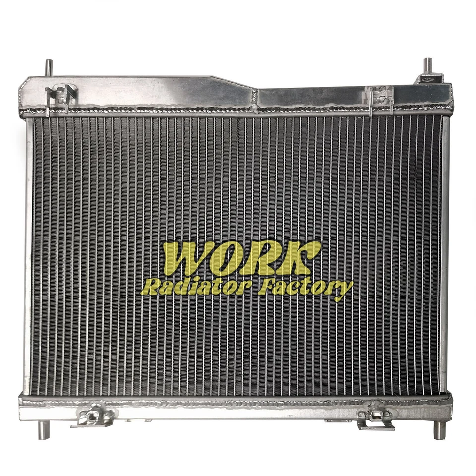 Radiador de aluminio para Ford Fiesta Ikon Courier L4 1,6 L 2001-2018 2017 16 15 14 Foto 2 de 4