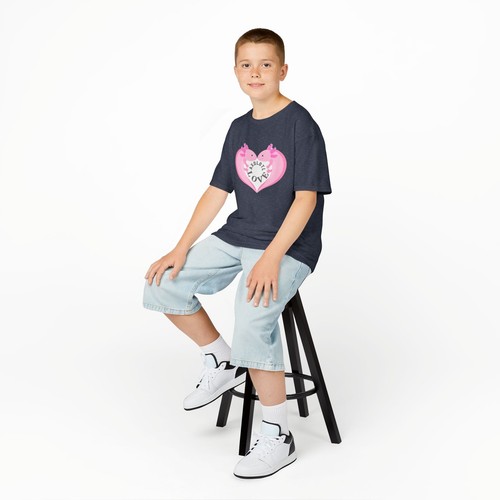 Kids Heart Love Tee, Children's T-Shirt, Valentine's Day Gift, Cute, axolotl - Picture 38 of 54