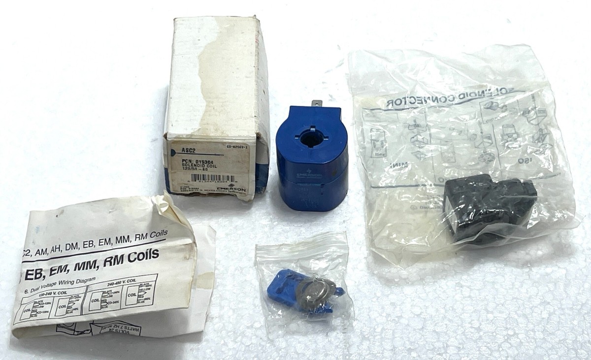 Emerson ASC2 Solenoid Coil PCN 015384 X-28894-72001 120/50-60 With