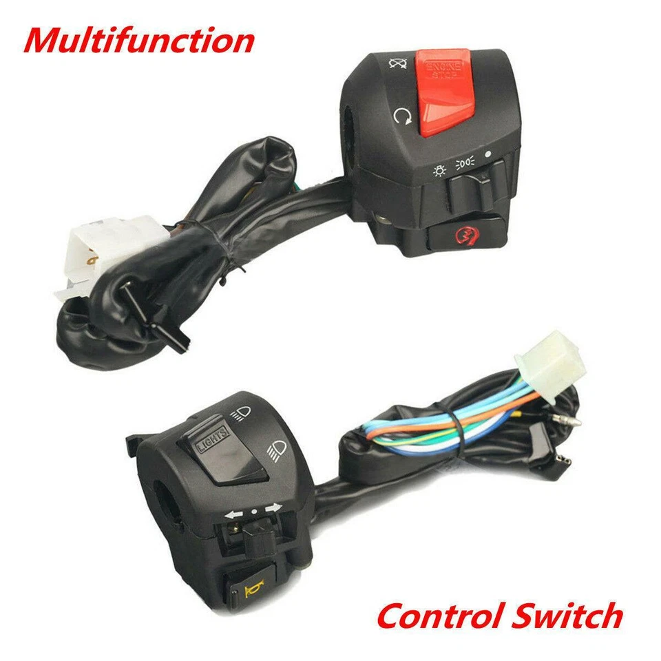 Interruptor de control de luz de señal de giro bocina manillar XN2x para motocicleta encendido/apagado Foto 2 de 4