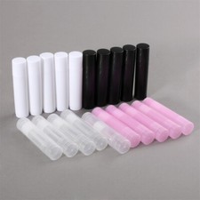 5ML Clear Empty White Lip Tube Travel Lipstick Vial Bottle Container Cosmetic