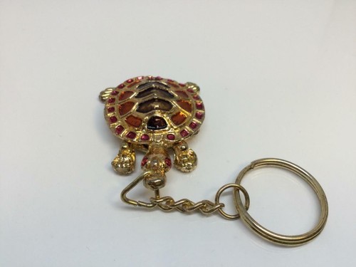 Vintage Souvenir Keyring BANGOK THAILAND Keychain TURTLE Ancien Porte-Clé TORTUE - 第 3/11 張圖片