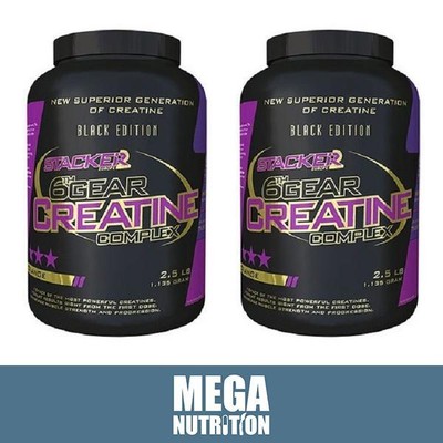 Stacker 6th Gear Creatine Complex 1135g Anhydrous HCA Ethyl Ester Pyruvate Mono