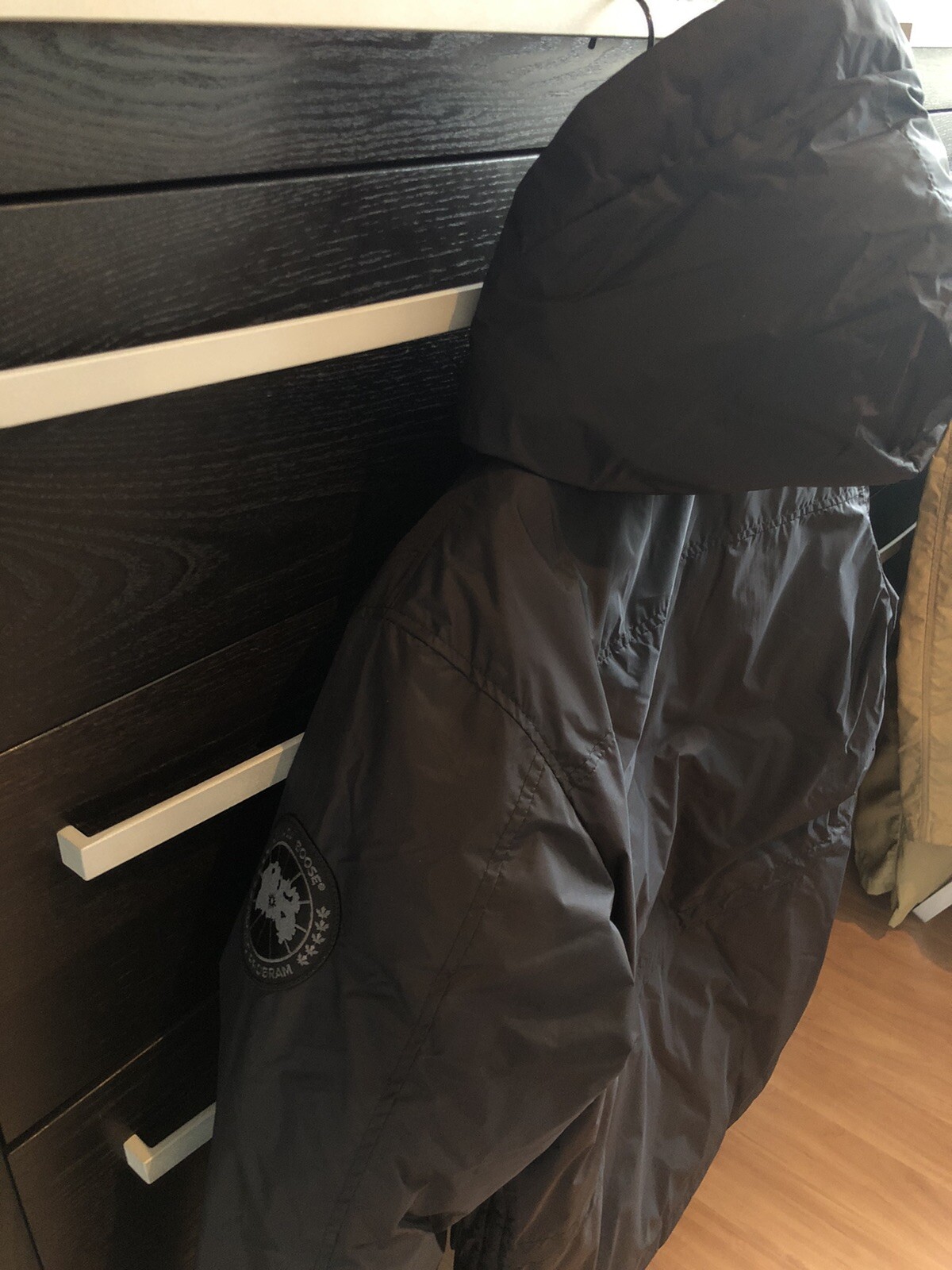 Rare Canada Goose / Comme Des Garcons Junya Watanabe MAN Black Down Coat (M) B image 6