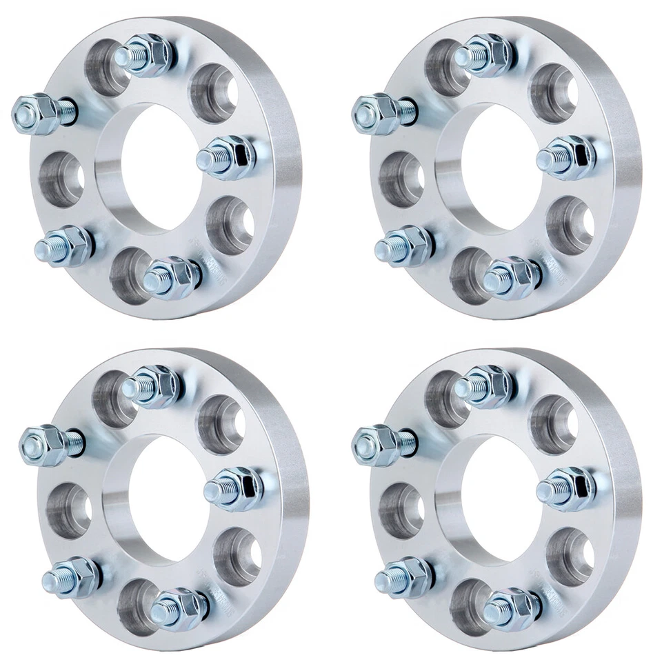 4 pcs 5x110 1" Wheel Apdaters to 5x114.3 For Chevrolet HHR Cobalt Malibu 5 Lug - Imagem 4 de 4