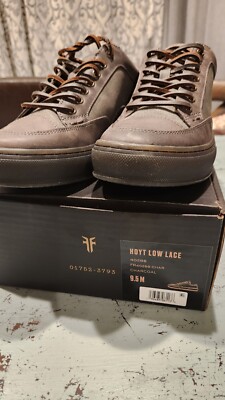 New Frye Hoyt Low Lace Sneaker Charcoal Mens 9.5 #40288 | eBay display picture 3