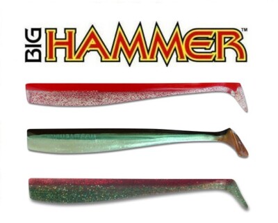 Big Hammer 9'' Sledge Hammer Swimbaits Saltwater Freshwater Select Color  2 Count