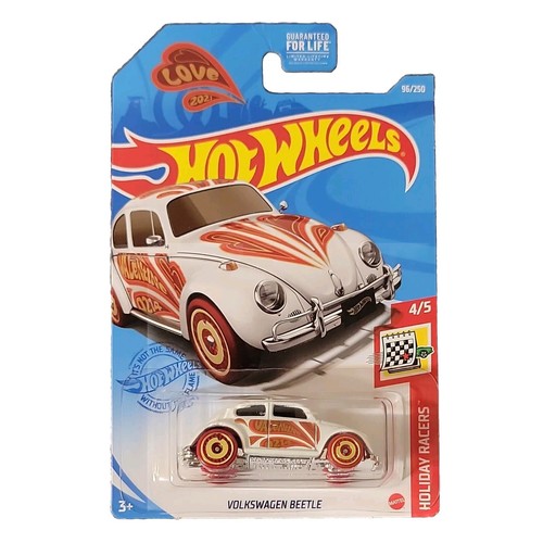 Hot Wheels 1/64 Volkswagen Beetle Valentine 2021 - Rouge, Série Limitée #4/5