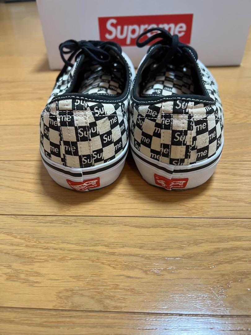 Supreme Vans Authentic Checker black | eBay Supreme Vans Authentic Checker black | eBay