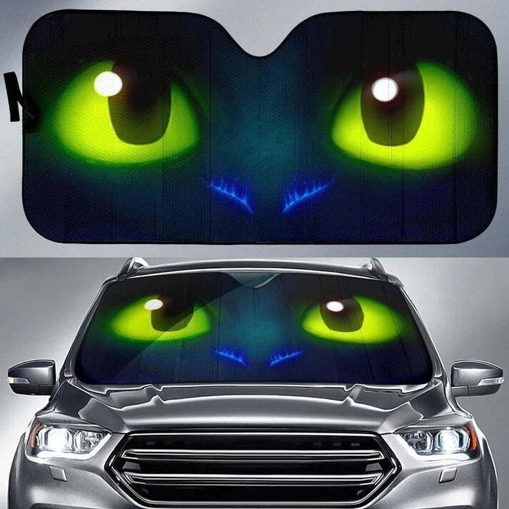Night Fury Toothless Eyes Car Sun Shade