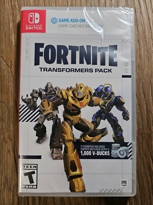 New Fortnite Transformers Pack - (Nintendo Switch) 2023 1000VBucks - Brand New 