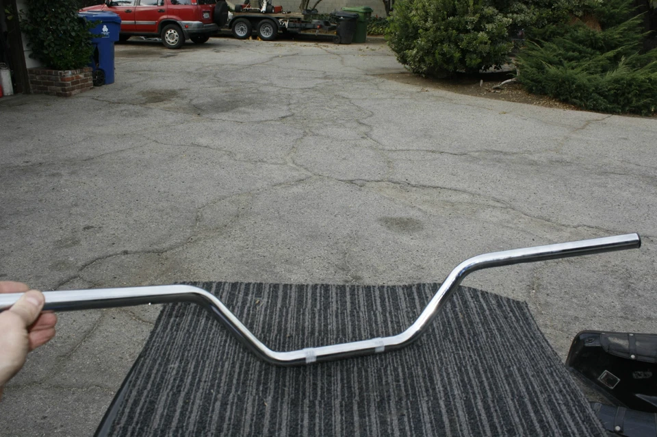 Manillar HONDA SOHC CB750K CB550 CB 750 550 perforado como OEM BARRAS CROMADAS NUEVO Foto 4 de 4