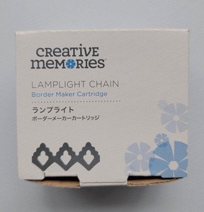 Creative memories border maker cartridge bmc punch Lamplight Chain