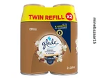 Glade Automatic Air Freshener Refills Sandalwood & Jasmine, Duo Pack (2 x 269ml)