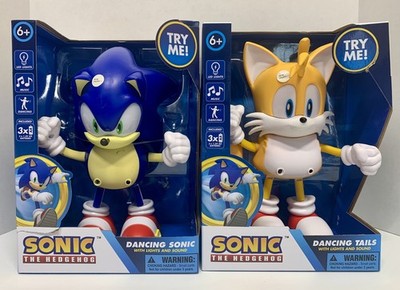 Sonic The Hedgehog & Tails Dancing Light Up Sound  Limited Edition Figures  