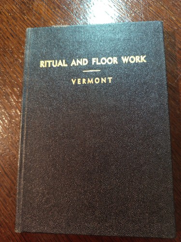 1958 Freemasonry masonic Combined Ritual, Floor Work and Lectures Ancient /19