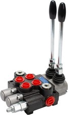 INPANOLS Hydraulic Directional Control Valve 2 Spool 11GPM SAE Ports Tractor