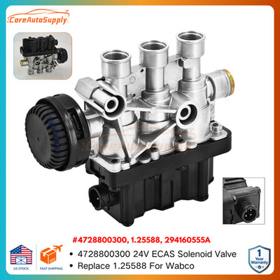 New 4728800300 24V ECAS Solenoid Valve Replace 1.25588 For Wabco 294160555A US