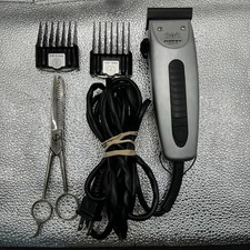 Babyliss PRO FORFEX Professional Razor Trimmer FX686 2 guards Scissor Gray Black