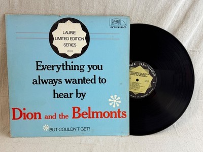 Dion & The Belmonts Everything You Always Wanted To Hear Laurie VG VG Ultrasonic