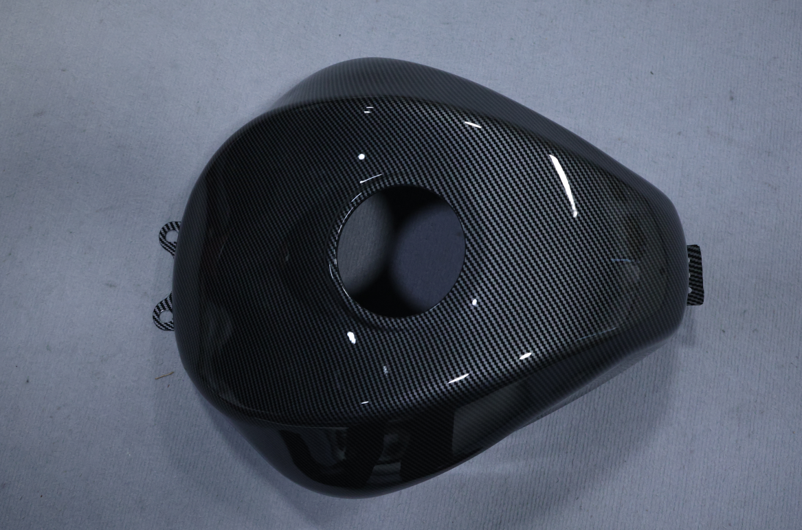 Fuel Gas Tank Cover Fairing Carbon Fiber Look For Kawasaki Ninja