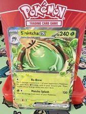 Pokémon Sinistcha EX 023/167 Maschera Crepuscolare Doppia Rara Holo NM