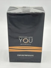 Emporio Armani Stronger With You Intensely 3.3oz EDP Spray for Men in Sealed Box