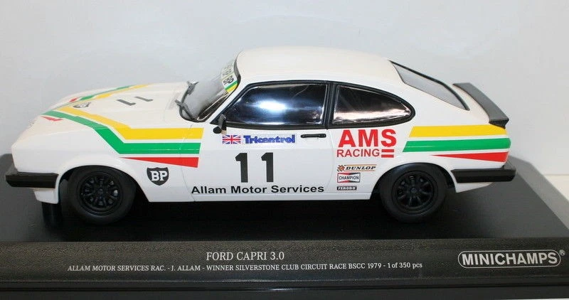 Minichamps 1/18 Diecast 155 798611 Ford Capri 3.0 J.Allam Silverstone BSCC 1979 - Image 3 of 4