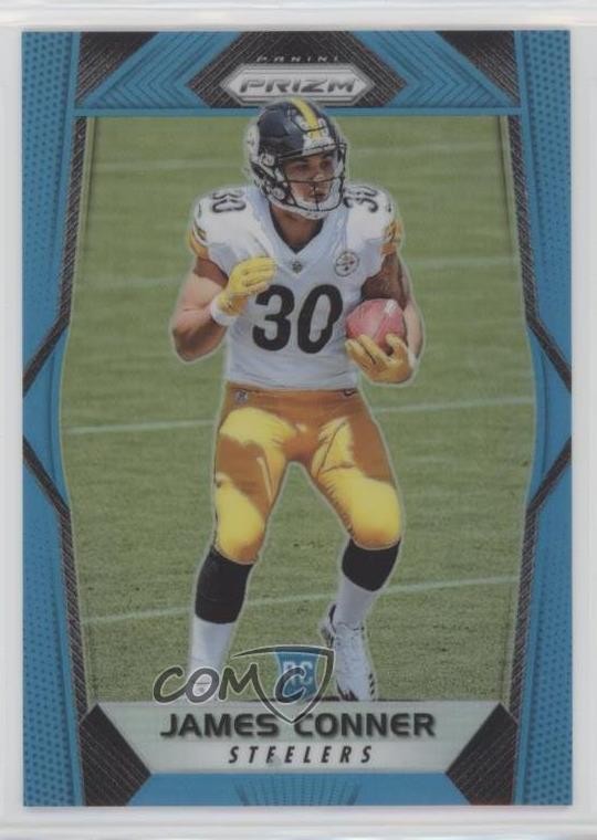 2017 Panini Prizm Rookies Light Blue Prizm 192/199 James Conner #225 3n1