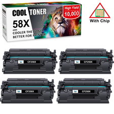 CF258A CF258X 58A 58X Toner WITH CHIP for HP LaserJet Pro M404dw MFP M428fdw lot