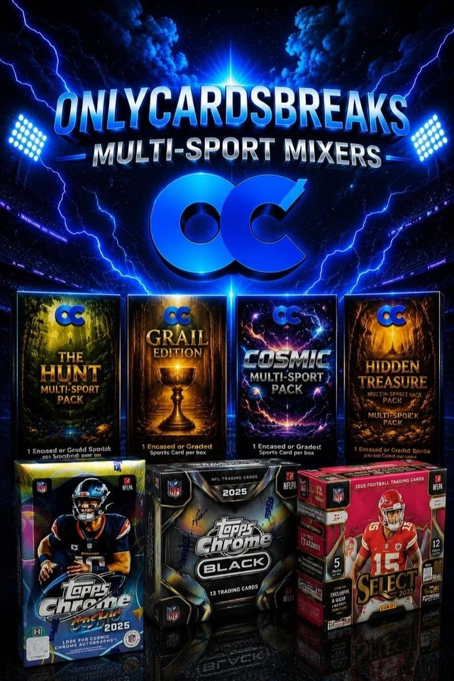 🏈🏀⚾MULTI-SPORT MIXER BREAKS W/ ONLYCARDS 🏈🏀⚾