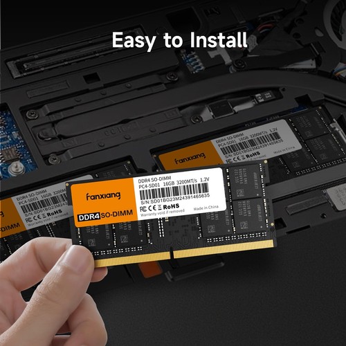 SODIMM DDR4 RAM 64GB (2x32GB) 3200MHz CL22 1,2V, Laptop RAM kompatibel - Bild 3 von 5