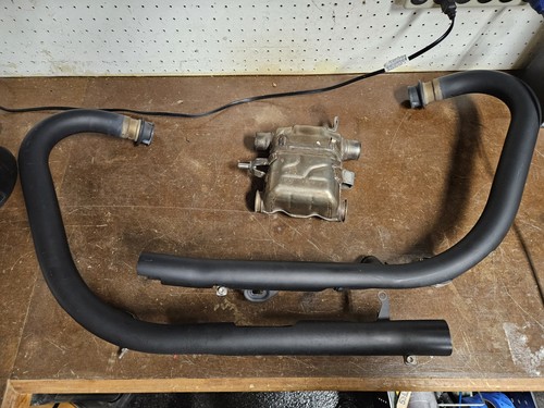 2020 Triumph Bonneville T120 Stock Exhaust And Catalytic Converter. 
