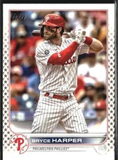 2022 Topps Baseball Factory Set Gold Star #250 Bryce Harper Phillies