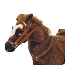 Sound-Making Ride On Horse for Toddlers 3-5, with Neighing and