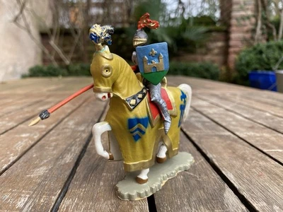 Cheval Starlux – Figurine Moyen Âge, échelle 1:32, En Plastique (occasion, Bon état)