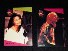 #59 JANET JACKSON Super Stars 🎶🎼MusiCards🎼🎶 Pro Set & Tom Petty Nice Lot🎼🎶