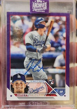  2025 archives buy back 1/1 2023 topps James outman 