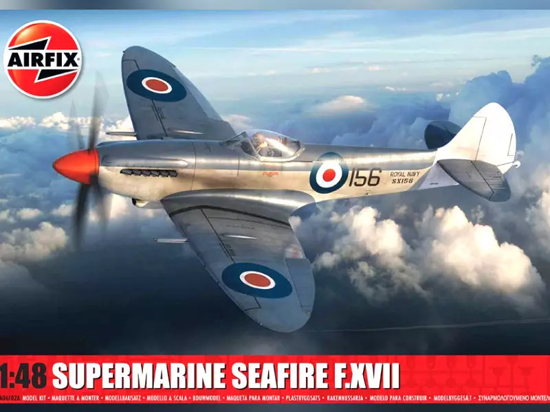 Supermarine Seafire F.XVII Airfix A06102A maquette 1/48 pour diorama militaire