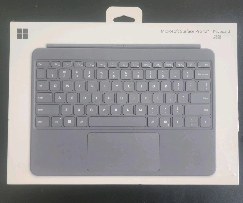 Microsoft Surface Pro 12" Alcantara "Ocean" Keyboard model 2100  Free Shipping  - image 2 of 3